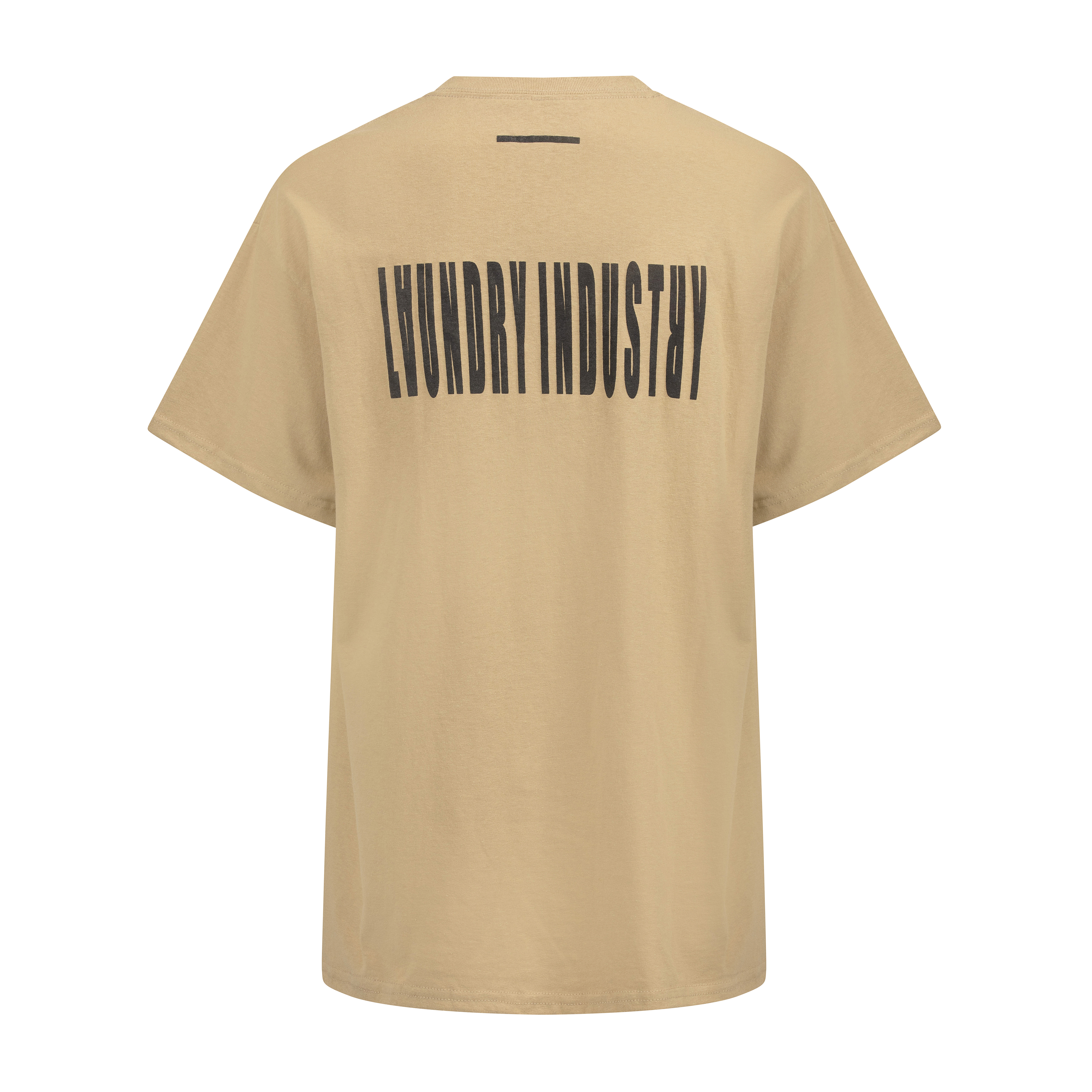 T SHIRT OVERSIZED LAUNDRY INDUSTRY LOGO BACK