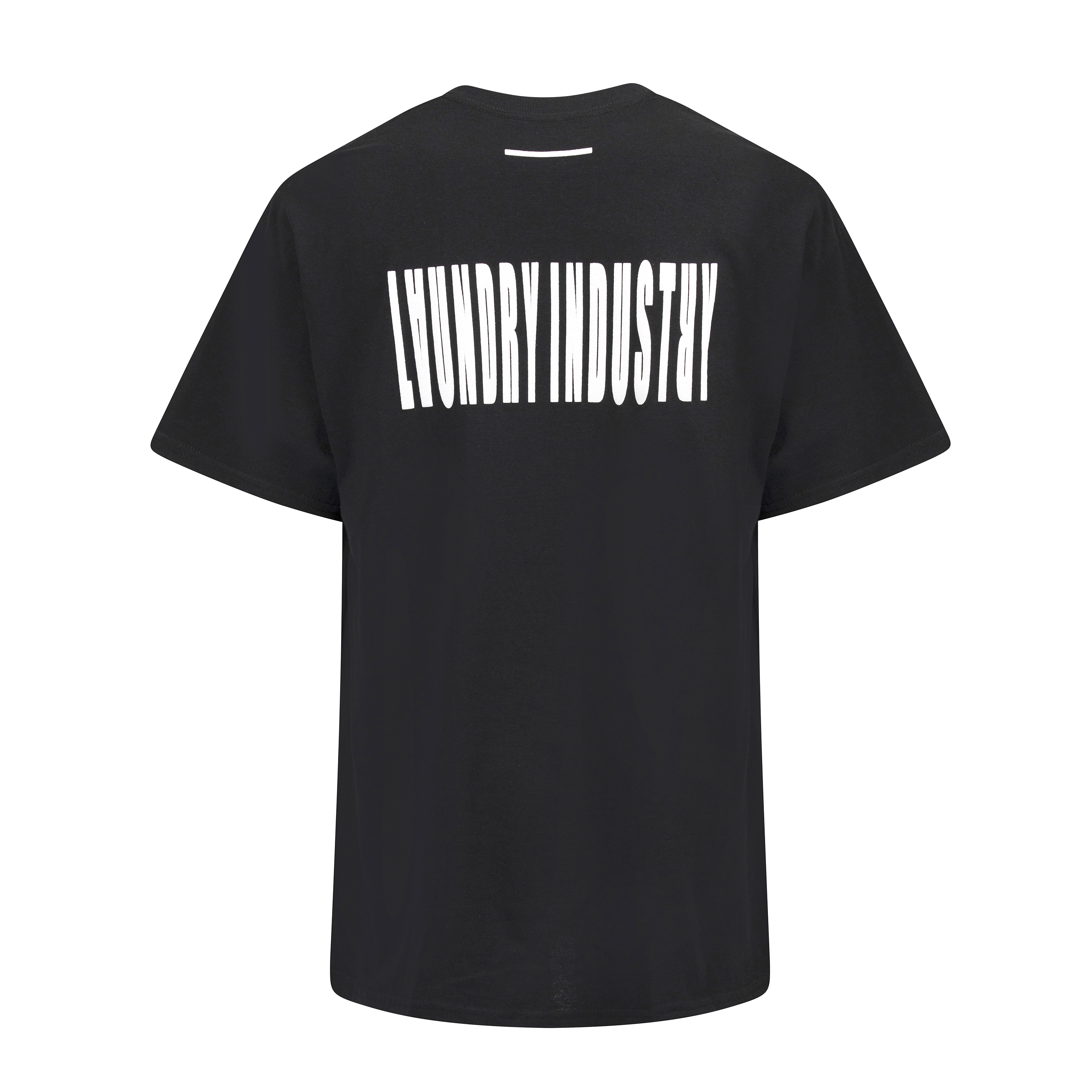 T SHIRT OVERSIZED LAUNDRY INDUSTRY LOGO BACK