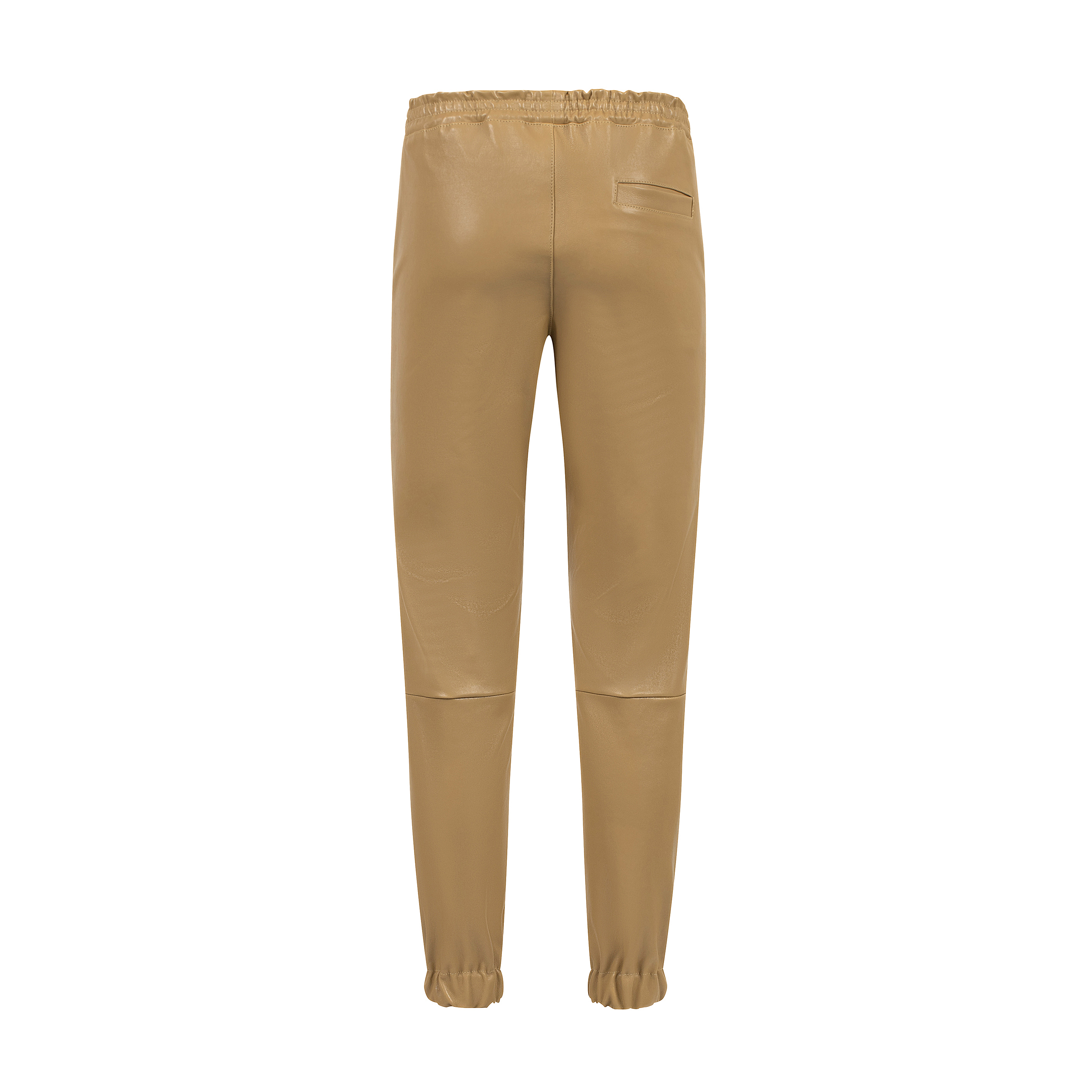 Leather stretch joggingpants
