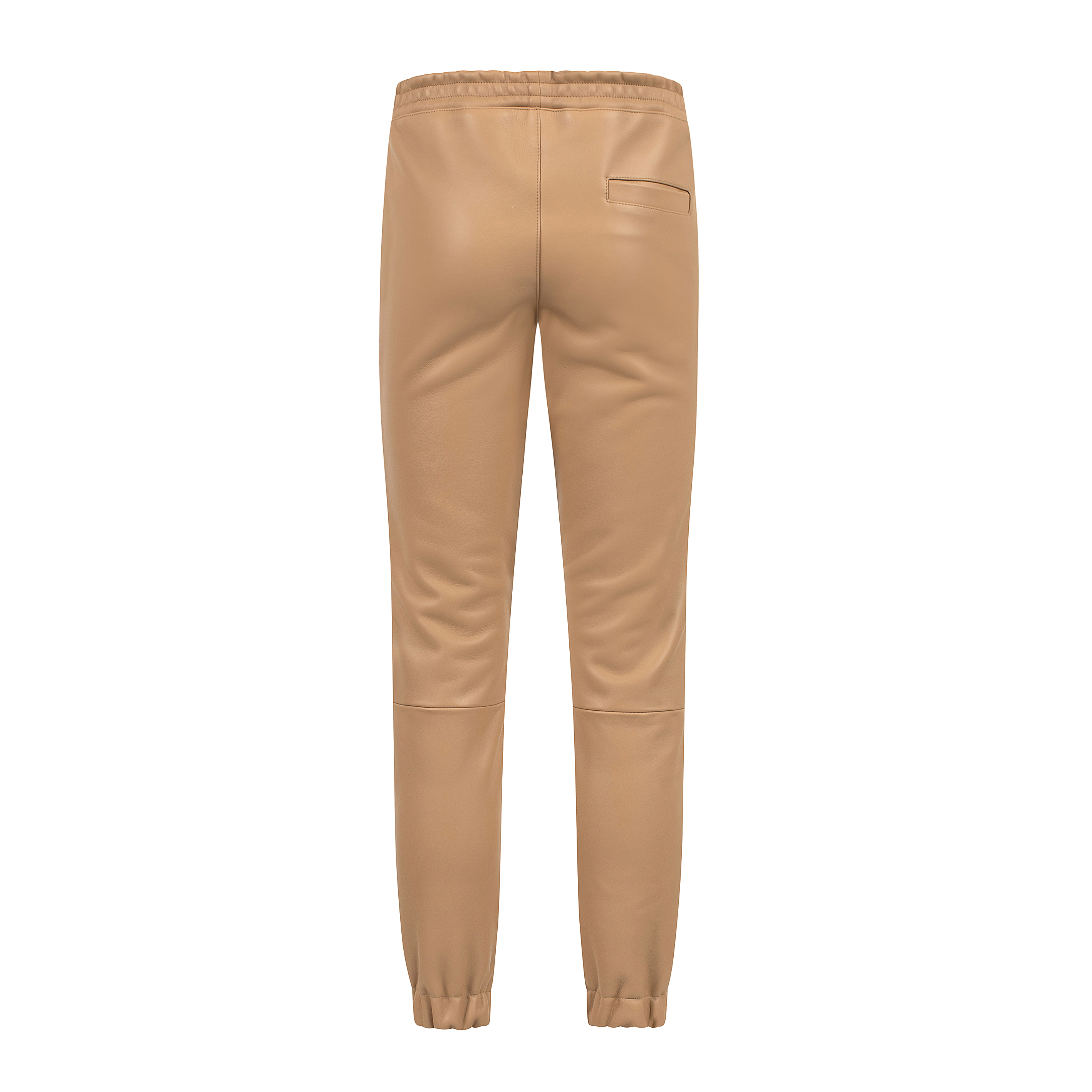 Leather stretch joggingpants