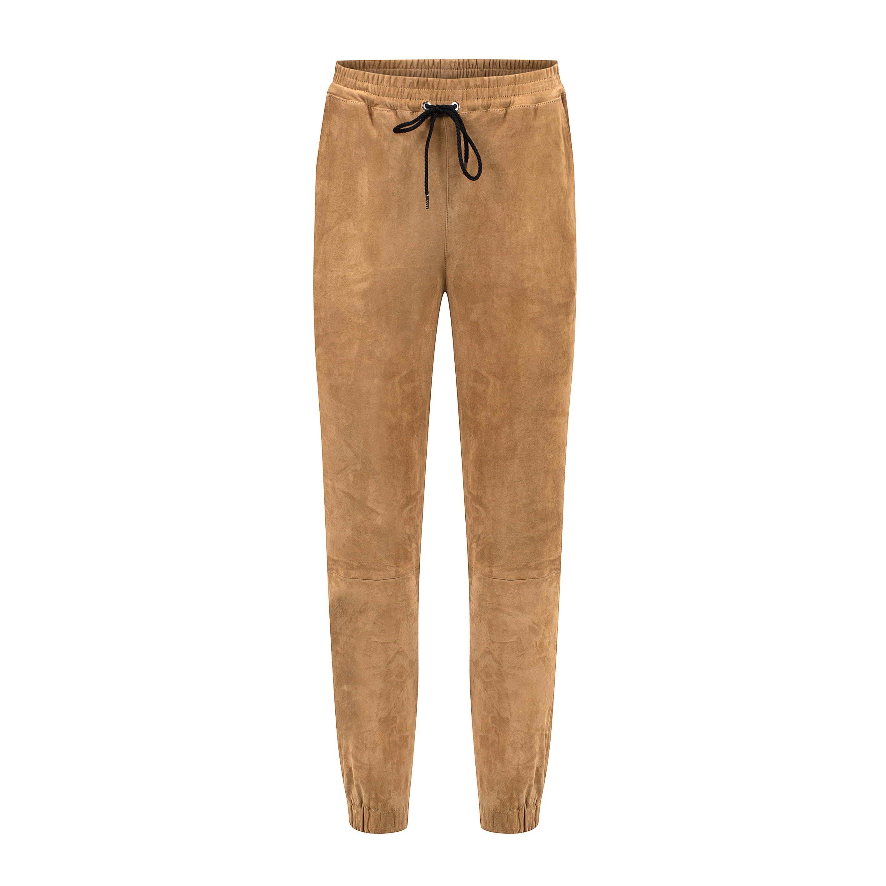 Leather stretch joggingpants