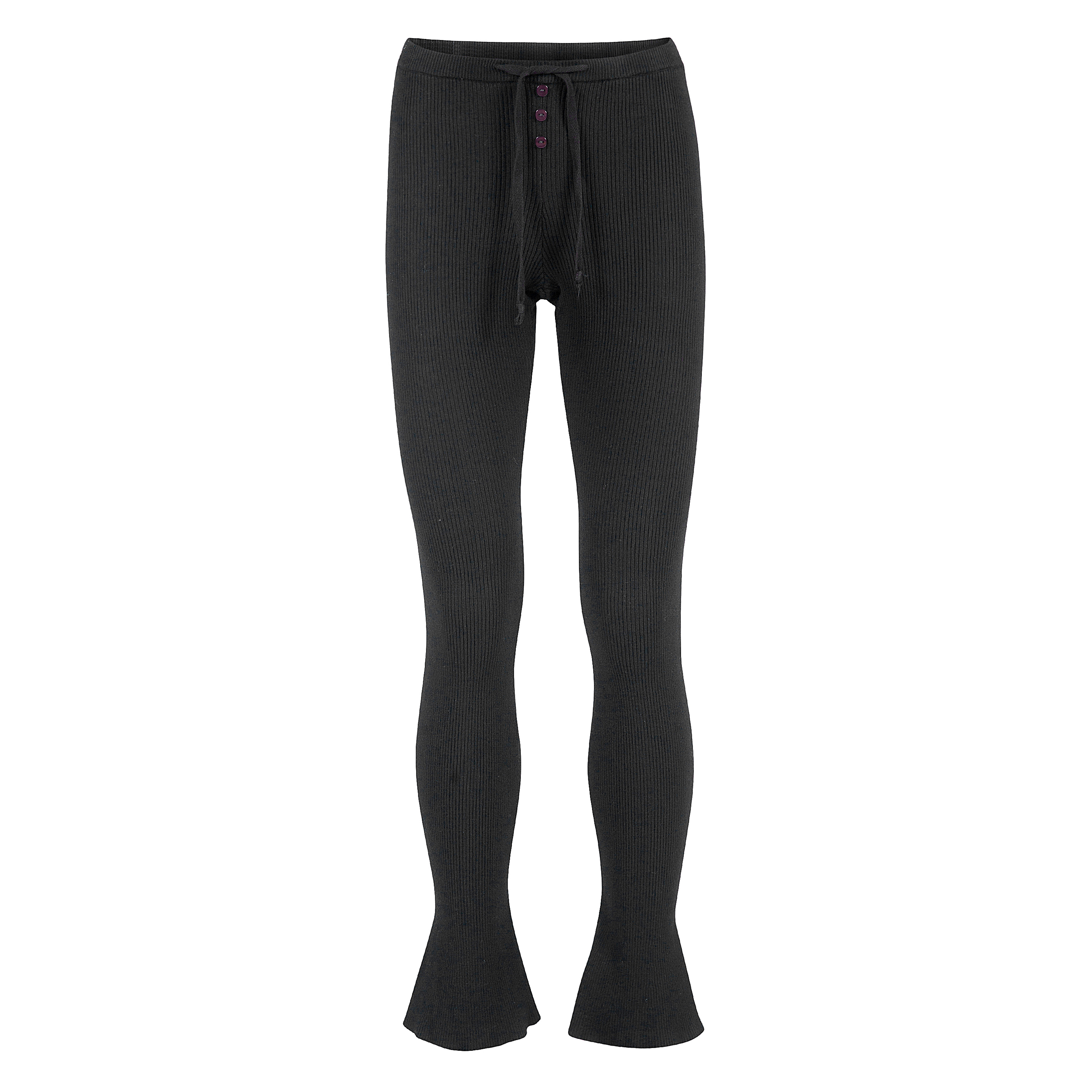 Legging, knitted, flare
