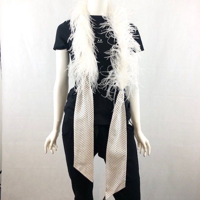 TSHIRT WINK INCL FEATHER SCARF