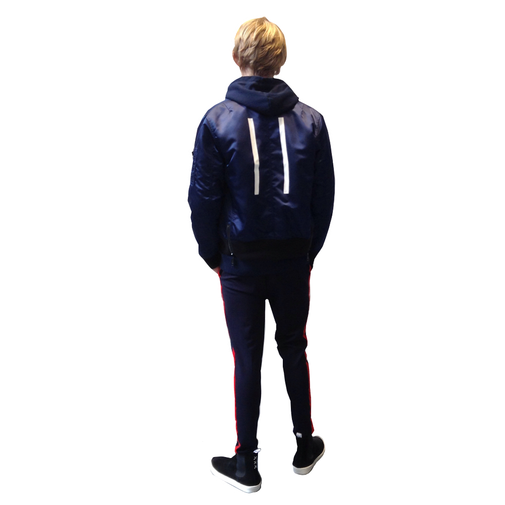 bomberjacket print on back